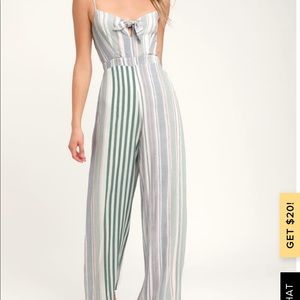 Lulus Stripe Jumpsuit